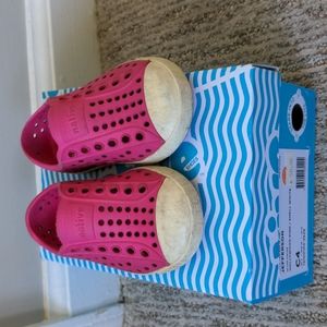 Native Shoes Jefferson girl's size 4 pink